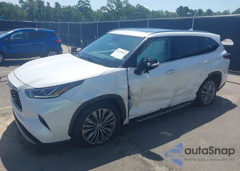 2021 Toyota Highlander Platinum from USA, damaged, VIN 5TDFZRAH8MS072608